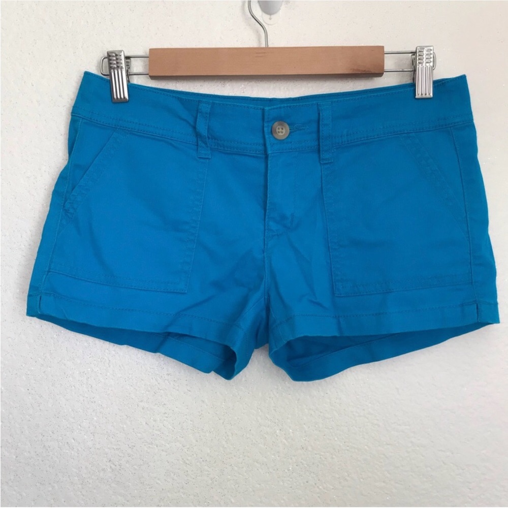 Arizona Short corduroy shorts size 3 in dark aqua blue